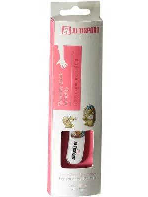 Ukrivljena pilica za manikuro ALTISPORT BABY BELA