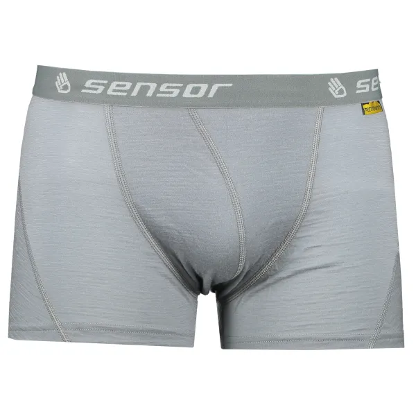  Moške boksarice SENSOR MERINO ACTIVE 17200023 SVETLO SIVA 