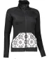 Ženski pulover SENSOR TECNOSTRETCH PATTERN celozip 17200076 ČRNA