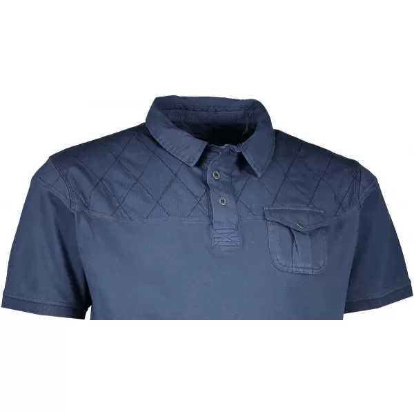  Moška T -majica ALPINE PRO BORK MTSL297 TEMNO MODRA 