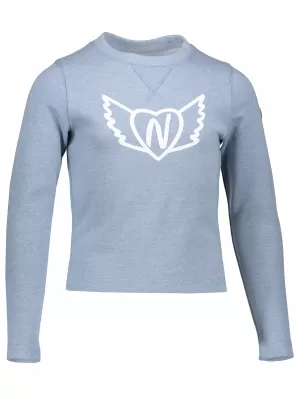 Pulover za deklico NORDBLANC MUSHY NBSKS6726S MODRE SANJE