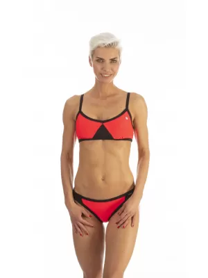 Ženske kopalke - spodnji del NORDBLANC NAUGHTY NBSSS6764B FLUORESCENTNO ROZA