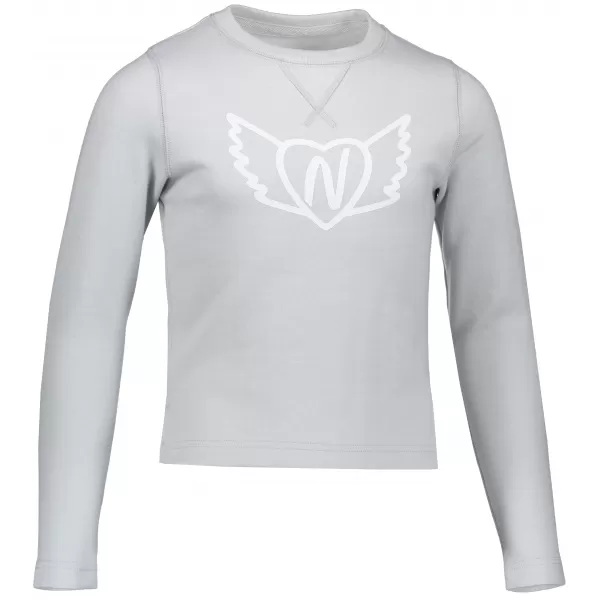  Pulover za deklico NORDBLANC MUSHY NBSKS6726S SVETLO SIVI POUDARKI 