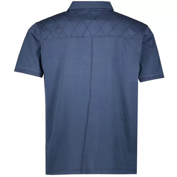  Moška T -majica ALPINE PRO BORK MTSL297 TEMNO MODRA 