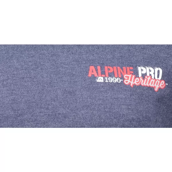  T -majica ALPINE PRO DIDILO 4 KTSM119 TEMNO MODRA 
