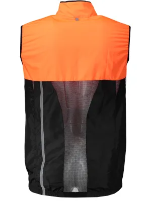 Moški športni telovnik SENSOR NEON 18100039 ČRNA/ODSEVNO ORANŽNA