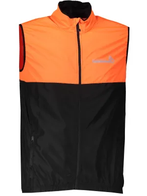 Moški športni telovnik SENSOR NEON 18100039 ČRNA/ODSEVNO ORANŽNA