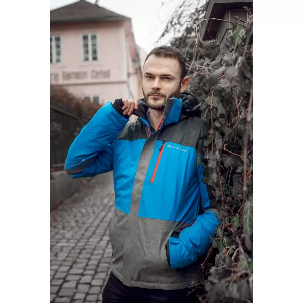  Moška smučarska jakna ALPINE PRO SARDAR 2 MJCM308 MODRO 