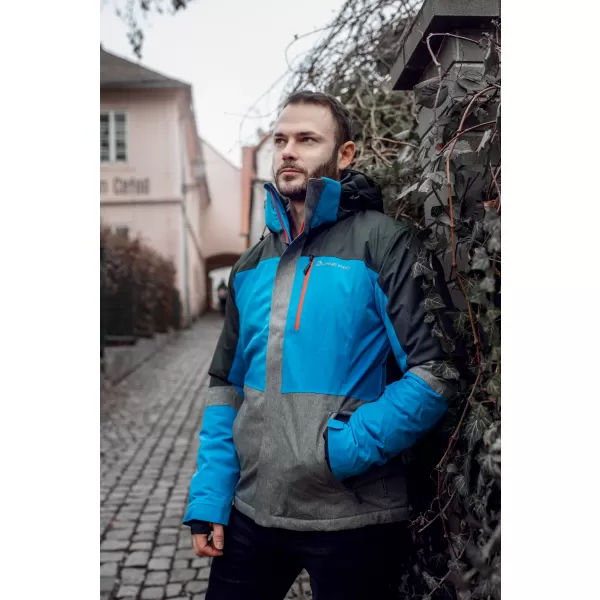  Moška smučarska jakna ALPINE PRO SARDAR 2 MJCM308 MODRO 