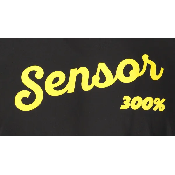  Moška majica s kratkimi rokavi SENSOR COOLMAX FRESH PT LOGO 18100030 ČRNA 