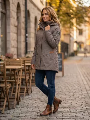 Ženski plašč TORSTAI JESSICA 41215217090 TEMNO KAKI
