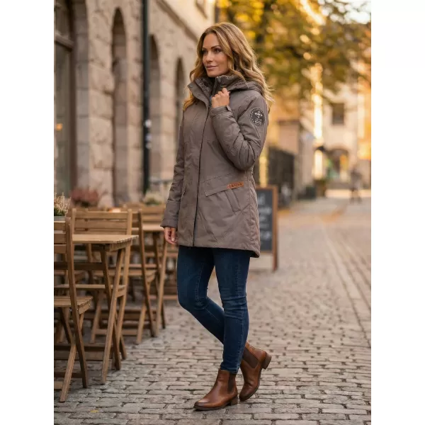  Ženski plašč TORSTAI JESSICA 41215217090 TEMNO KAKI 