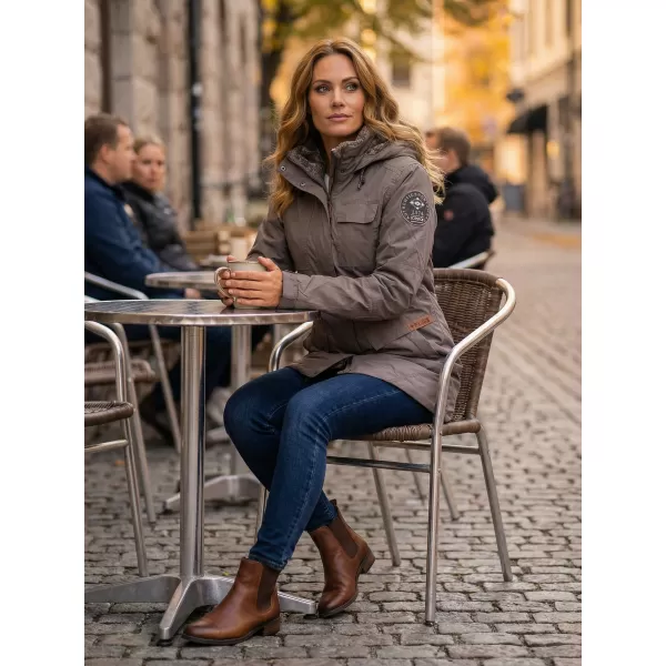  Ženski plašč TORSTAI JESSICA 41215217090 TEMNO KAKI 