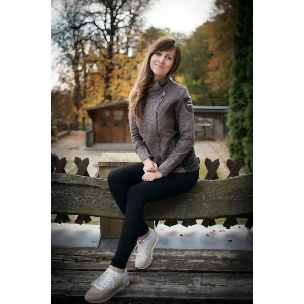  Ženski pulover TORSTAI WICKAN 41532214090 TEMNO KAKI 