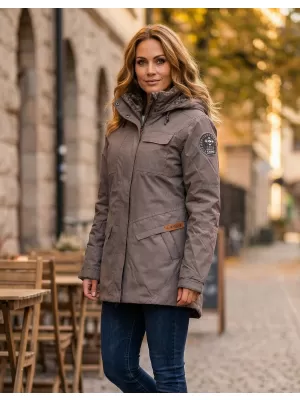 Ženski plašč TORSTAI JESSICA 41215217090 TEMNO KAKI