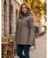 Ženski plašč TORSTAI JESSICA 41215217090 TEMNO KAKI