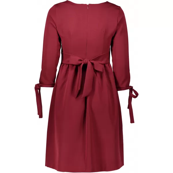  Obleka NUMOCO ALICE A195-3 BURGUND 