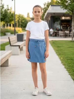 Dekliško krilo SAM 73 GZ 514 LAHKI DENIM