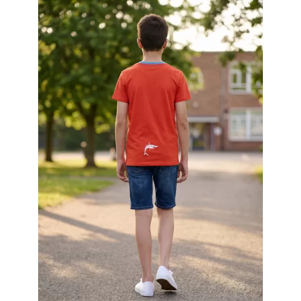  Fantovska majica SAM 73 CALVINO KTSN177 ORANŽNA 
