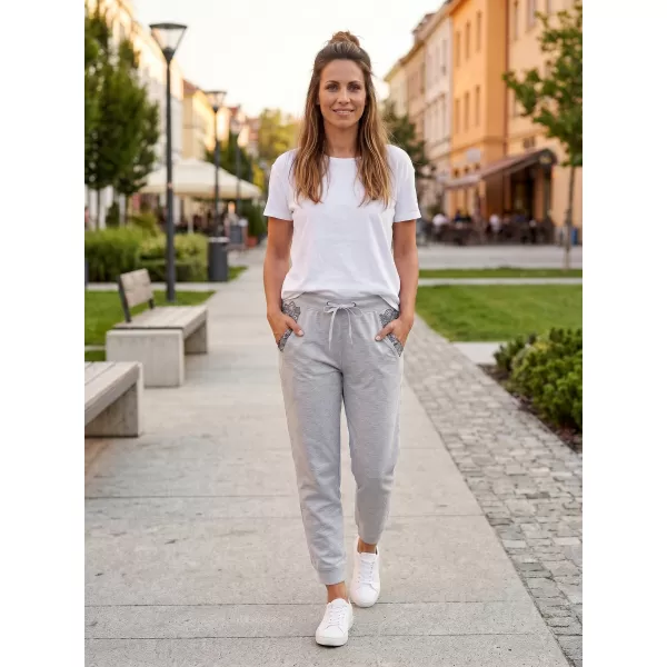  Ženske 3/4 hlače SAM 73 EFRENA LPAN326 SVETLO SIVA 