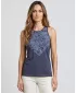 Tank Top SAM 73 JENSA LTSN470 TEMNO MODRA