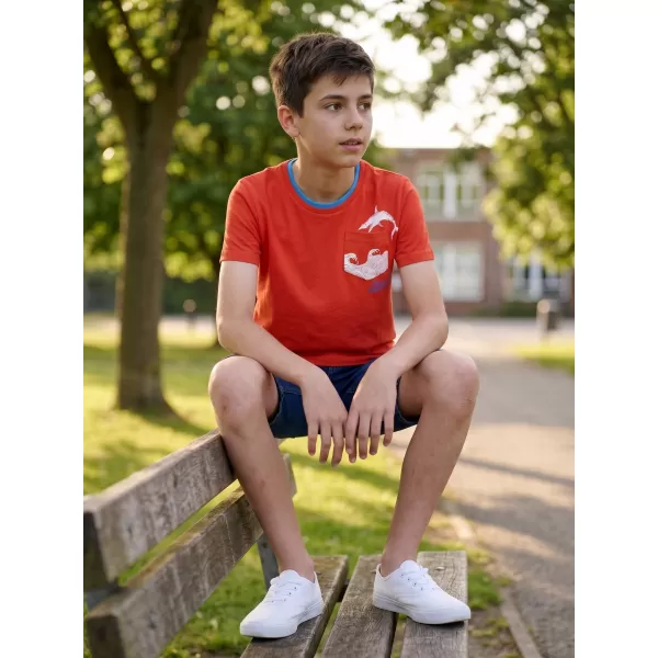 Fantovska majica SAM 73 CALVINO KTSN177 ORANŽNA 
