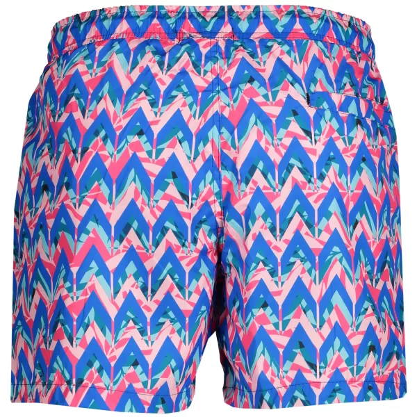  Kratke hlače OMBRE AW151 MODRA/KORAL 