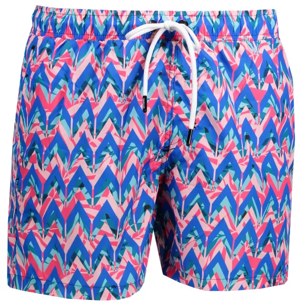 Kratke hlače OMBRE AW151 MODRA/KORAL 