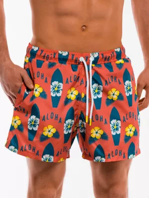 Kratke hlače OMBRE AW143 ORANŽNA