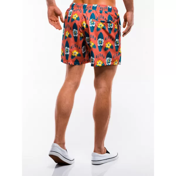  Kratke hlače OMBRE AW143 ORANŽNA 