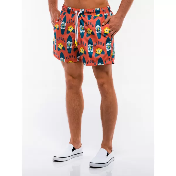  Kratke hlače OMBRE AW143 ORANŽNA 