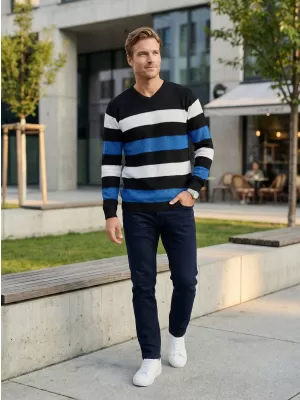 Moški pulover ALTISPORT FION MPLP074 ČRNA