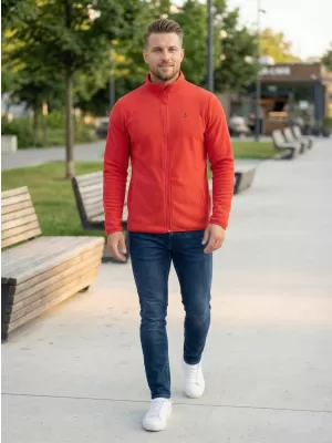 Moški pulover iz flisa ALTISPORT DANER MSWP237 RDEČA