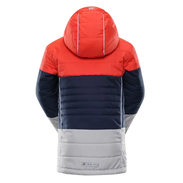  Smučarska jakna ALPINE PRO WIREMO 3 KJCP155 ORANŽNA 