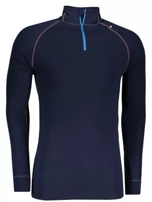 Termo -majica ALPINE PRO GENET 2 MUNP039 TEMNO MODRA