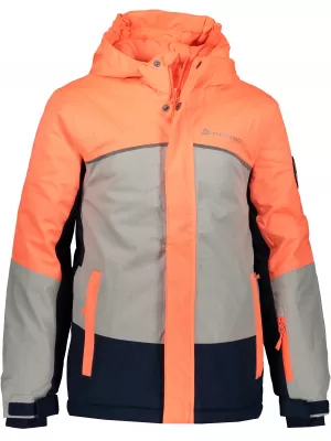 Smučarska jakna ALPINE PRO SARDARO 2 KJCP154 ORANŽNA/SIVA