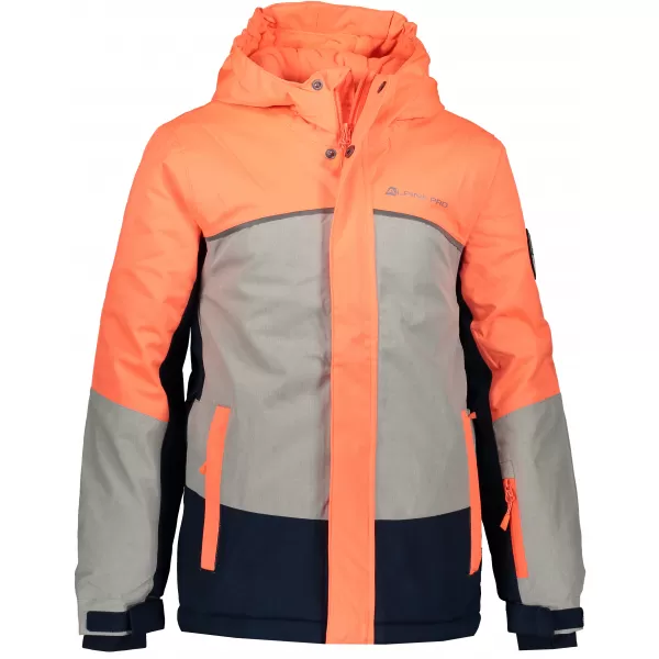  Smučarska jakna ALPINE PRO SARDARO 2 KJCP154 ORANŽNA/SIVA 