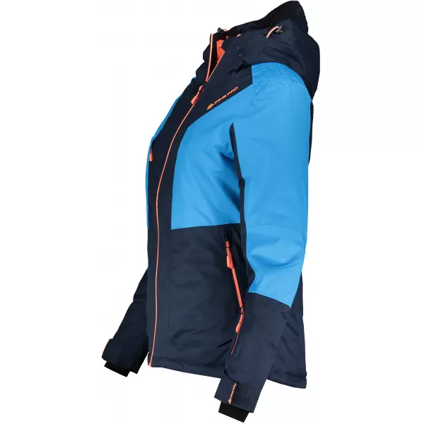  Ženska smučarska jakna ALPINE PRO MIKAERA 3 LJCP351 TEMNO MODRA 