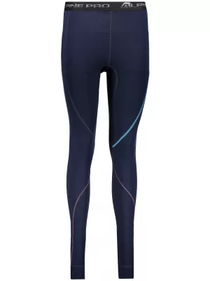 Termo hlače ALPINE PRO GAZERA 2 LUNP048 TEMNO MODRA