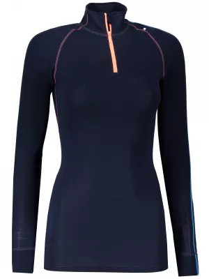 Termo majica ALPINE PRO GENETA 2 LUNP047 TEMNO MODRA