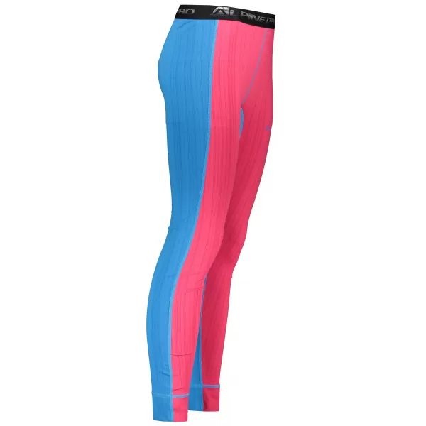  Termo hlače ALPINE PRO SUSY 2 LUNP053 ROZA/MODRA 