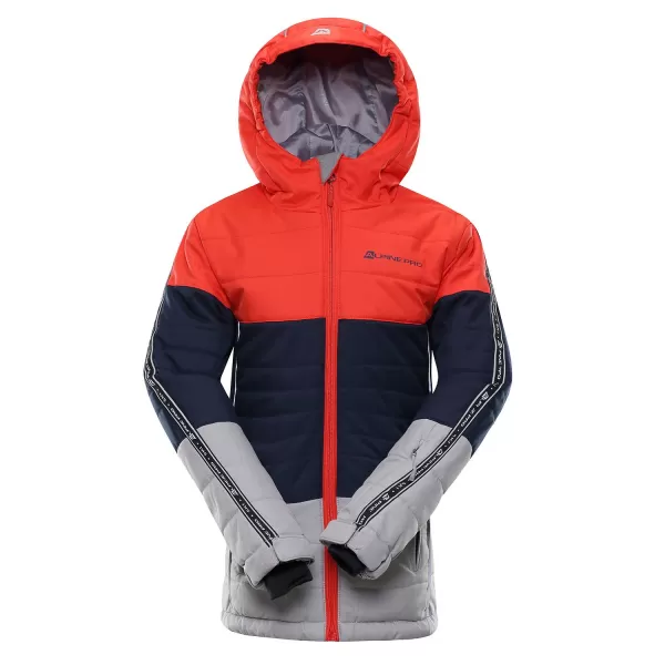  Smučarska jakna ALPINE PRO WIREMO 3 KJCP155 ORANŽNA 