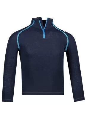 Termo -majica ALPINE PRO GENETO KUNP017 MODRA/MODRA