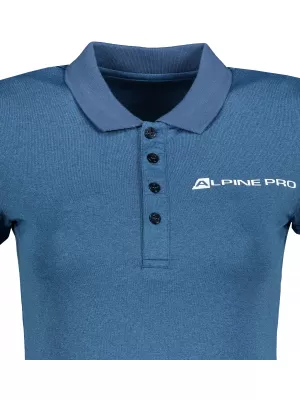Ženska funkcionalna majica z ovratnikom ALPINE PRO FRIDA LTSP636 MODRO