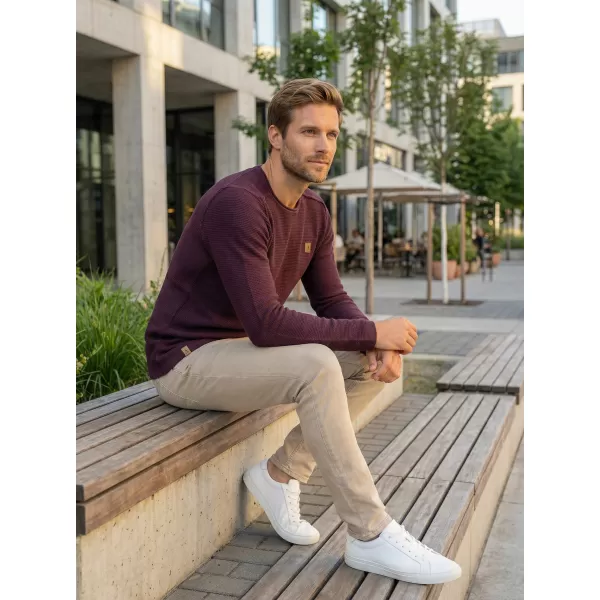  Moški pulover ALTISPORT QUOD MPLR079 BORDO 
