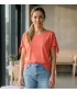 Ženska majica s kratkimi rokavi ALTISPORT NIALA LTSR671 ORANŽNA