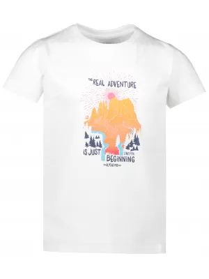 Dekliška majica ALPINE PRO MATTERO 2 KTSR239 BELA