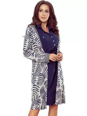 Dame Cardigan NUMOCO A218-3 SIVA/MODRA