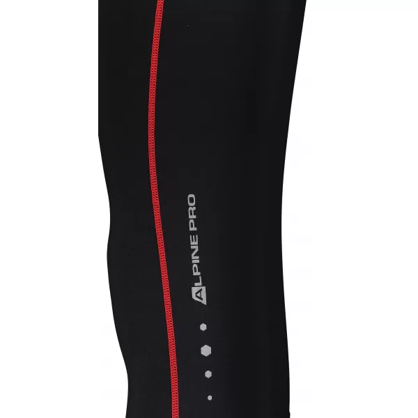  Moške 3/4 hlače ALPINE PRO ENZO 4 MPAR420 ČRNA/RDEČA 