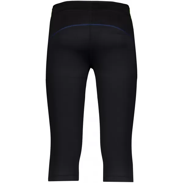  Moške 3/4 hlače ALPINE PRO ENZO 4 MPAR420 ČRNA/ZELENA 